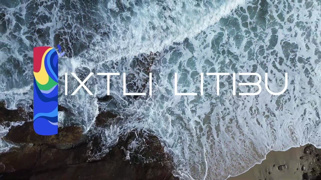 Ixtli Litibu, vista aérea del oleaje en Litibú